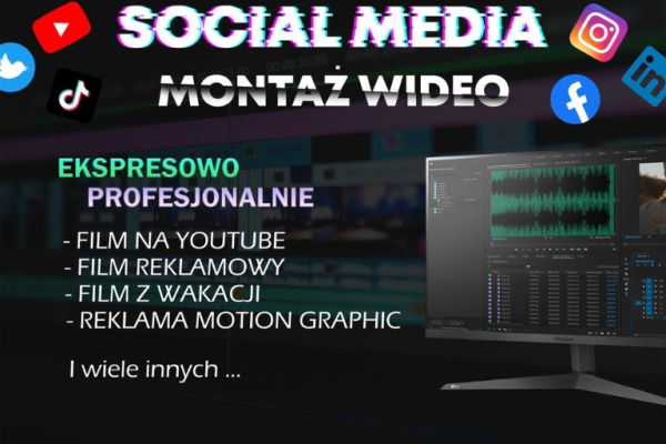 Ogłoszenie - Montaż Wideo | Film Reklamowy | Youtube | Facebook | TikTok | Insta - Zamość