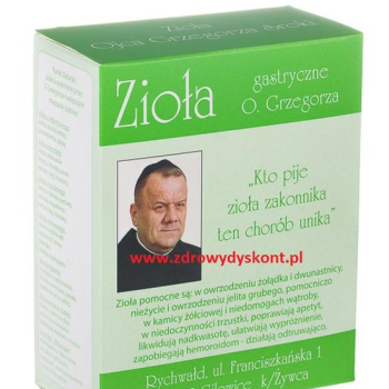 Ogłoszenie - Zioła gastryczne na wrzody - Ojca Grzegorza Sroki - 23,00 zł