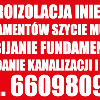 Ogłoszenie - OSUSZANIE BUDYNKÓW, Izolacje Hydroizolacja , Iniekcja DRENAŻ OPASKOWY - Szczecin