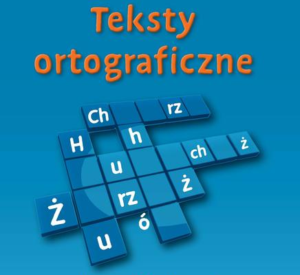 Ogłoszenie - Teksty ortograficzne z krzyżówkami - nauka po przez zabawę - 35,00 zł