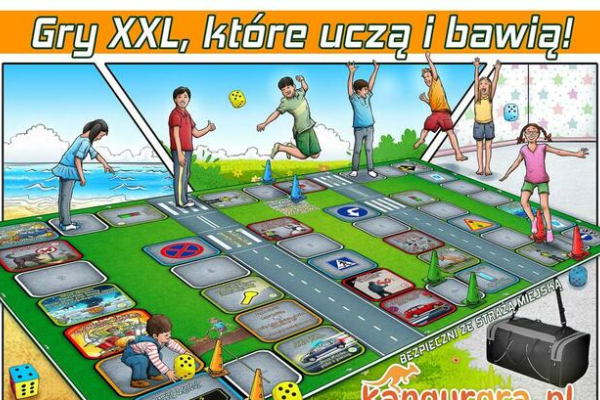 Ogłoszenie - Gra XXL DZIECI BEZPIECZNE ZE STRAŻĄ MIEJSKĄ - wielki format - 2 799,00 zł