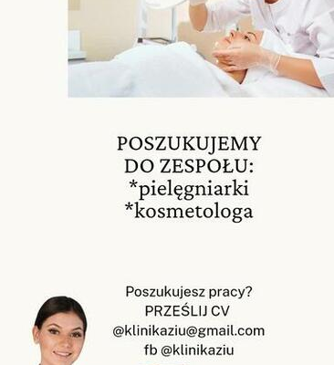 Ogłoszenie - Praca dla kosmetologa/pielęgniarki - 6 000,00 zł