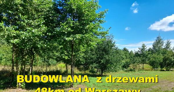 Ogłoszenie - 2000m2 BUDOWLANA /jest MPZP/, 48km od Warszawy, ECO miejsce! - 195 000,00 zł