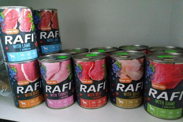 Ogłoszenie - Puszki Rafi 400g dla psa - 5,20 zł