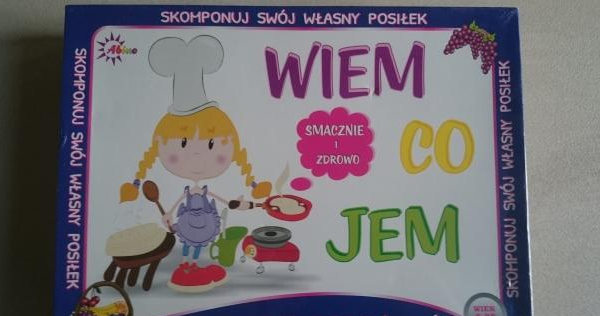 Ogłoszenie - Gra edukacyjna WIEM CO JEM smacznie i zdrowo ABINO - 30,00 zł