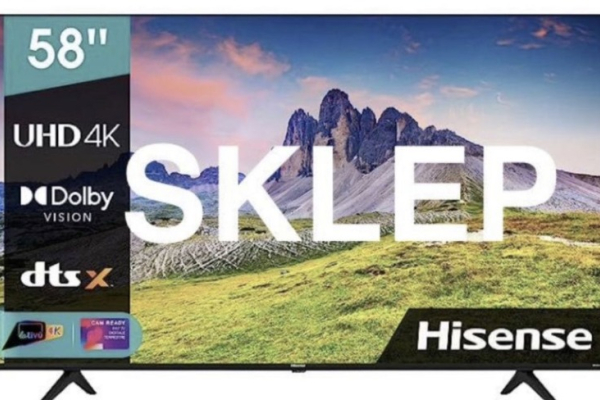 Ogłoszenie - Hisense 58" 58A6CG 4K Dolby Vision smart Alexa sterowanie głosowe - Targówek - 1 549,00 zł