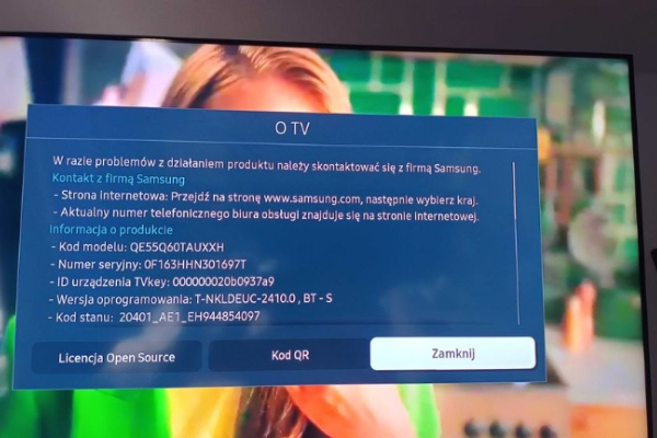 Ogłoszenie - Telewizor LED 55'' Samsung QE55Q60TAUXXH 4K Smart - Słupsk - 1 700,00 zł