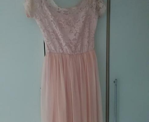 Ogłoszenie - Sprzedam Suknie Pudrowy Róż Rozmiar S/M Okazja Polecam - 50,00 zł
