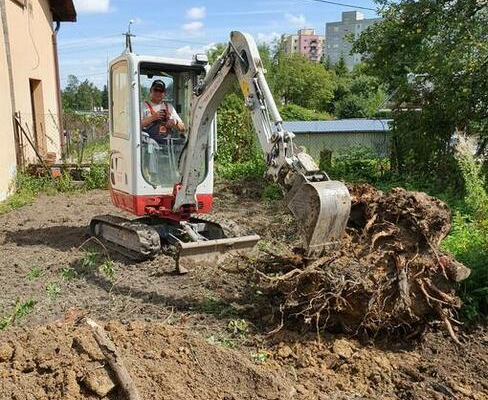 Ogłoszenie - minikoparka niwelacja prace ziemne