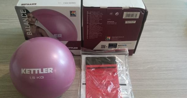 Ogłoszenie - PIŁKA do ćwiczeń Kettler Toning Ball 1,5kg pilates fitnes - 23,00 zł