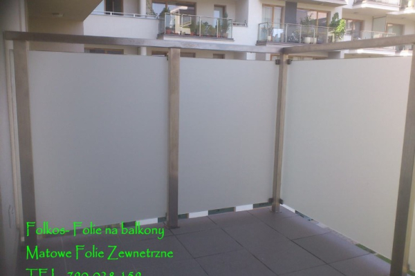 Ogłoszenie - Folia na szklany balkon Żoliborz - Oklejamy balkony Warszawa , folie na balkony - Żoliborz - 145,00 zł
