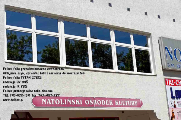 Ogłoszenie - Folie przeciwsłoneczne zewnetrzne Pułtusk, Maków Mazowiecki, Ciechanów -Folie z filtrem UV i IR - usługa oklejania szyb - Ciechanów - 187,00 zł