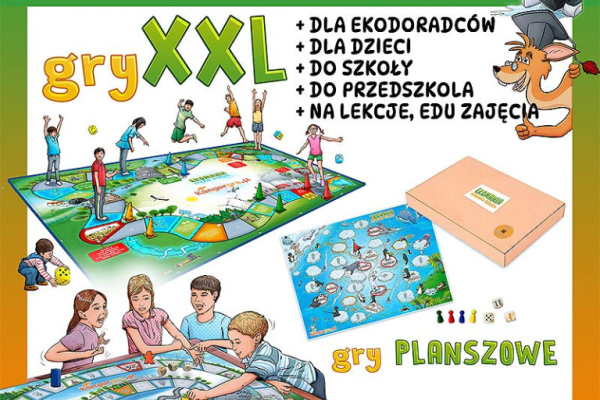 Ogłoszenie - EKO GRY XXL dla dzieci OZE - czyste powietrze, energia, woda - ekologiczne gry - Małopolskie