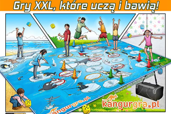 Ogłoszenie - EKO GRY XXL dla dzieci OZE - czyste powietrze, energia, woda - ekologiczne gry - Małopolskie