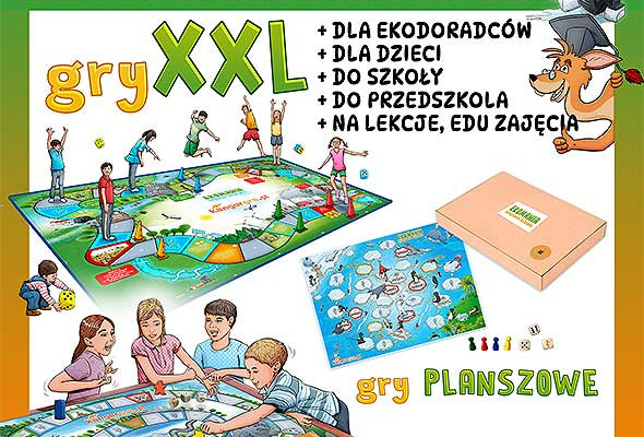 Ogłoszenie - EKO GRY XXL dla dzieci OZE - czyste powietrze, energia, woda - ekologiczne gry - Małopolskie