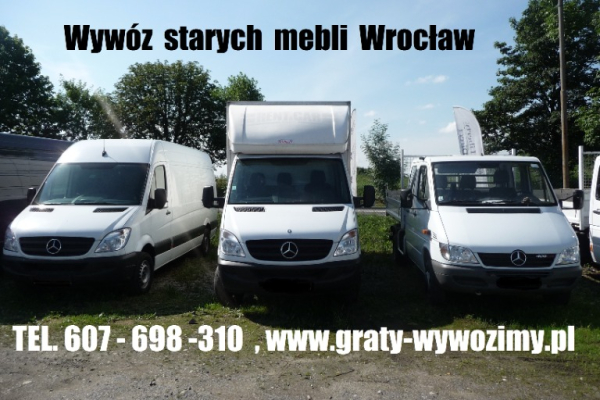 Ogłoszenie - Utylizacja,odbiór,wywóz starych mebli Wrocław. - Wrocław - 1,00 zł