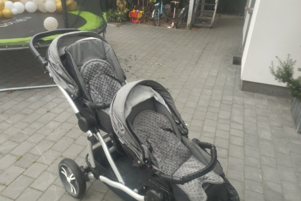 Ogłoszenie - Wózek dziecięcy bliźniaczy - Lubelskie - 500,00 zł
