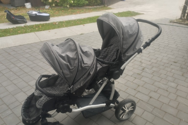 Ogłoszenie - Wózek dziecięcy bliźniaczy - Lubelskie - 500,00 zł