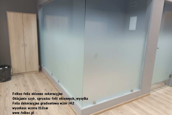 Ogłoszenie - Folie dekoracyjne Białystok -Folia gradientowa MGŁA - Folie z usługą oklejania szyb- sprzedaż folii , wysyłka - Białystok - 137,00 zł