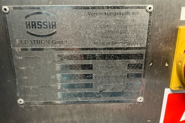 Ogłoszenie - Pakowaczka HASSIA - Dębica - 92 988,00 zł