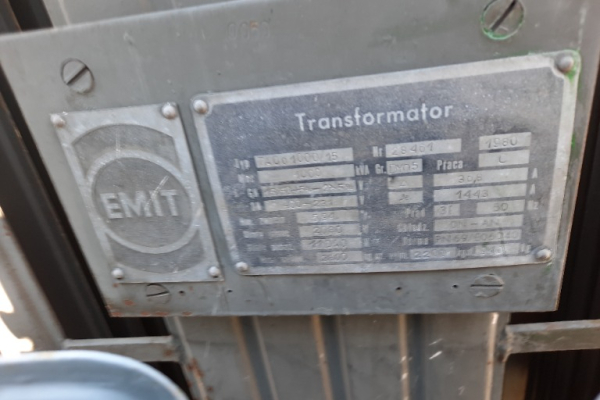 Ogłoszenie - TRANSFORMATOR 1000 kVA rok 1980 Typ.TA00-1000/15 - Dębica - 61 992,00 zł