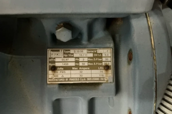 Ogłoszenie - SPRĘŻARKA Frascold Typ: SO556 - Dębica - 5 166,00 zł