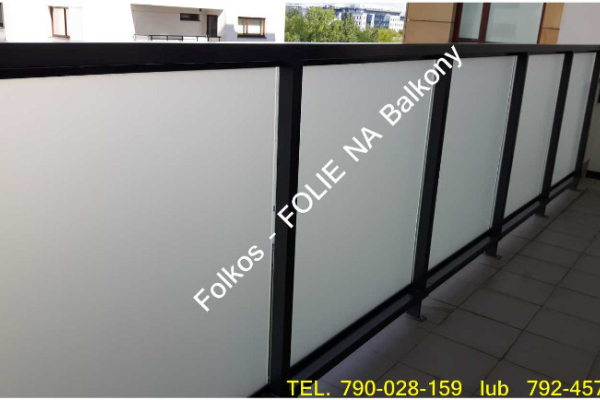 Ogłoszenie - Folie na balkon Warszawa Wola- Oklejamy balkony na Woli- folie na szyby balkonowe Odolany -Folkos folie prywatyzujące - Wola - 145,00 zł