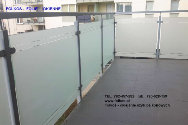 Ogłoszenie - Folie na balkon Warszawa Wola- Oklejamy balkony na Woli- folie na szyby balkonowe Odolany -Folkos folie prywatyzujące - Wola - 145,00 zł