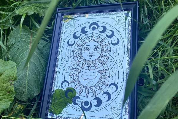 Ogłoszenie - Lustro grawerowane ręcznie - Katowice - 250,00 zł