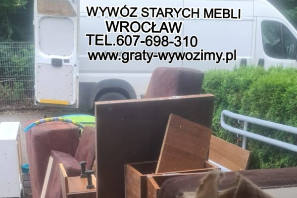 Ogłoszenie - Wywóz,utylizacja starych mebli Wrocław.Opróżnianie mieszkań. - Wrocław - 1,00 zł