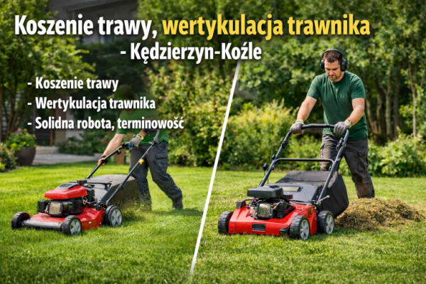 Ogłoszenie - Koszenie trawy i wertykulacja trawnika  Kędzierzyn-Koźle - Kędzierzyn-Koźle