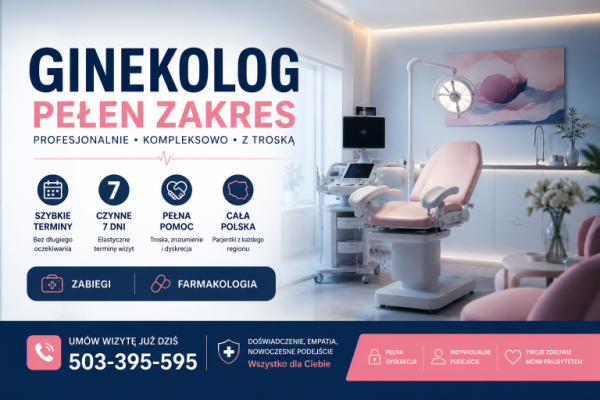 Ogłoszenie - Ginekolog pełna pomoc 24h szybkie terminy - Olsztyn