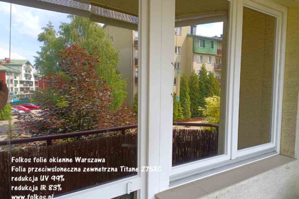 Ogłoszenie - Folie przeciwsłoneczne zewnetrzne na okna Warszawa -Przyciemnianie szyb folią TEL.790-028-159 Folkos folie okienne - Ochota - 187,00 zł
