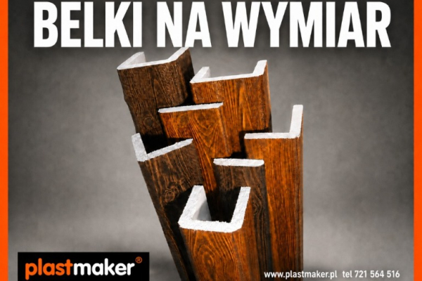 Ogłoszenie - Belki drewnopodobne Plastmaker - dekoracja z charakterem
