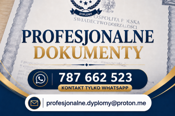 Ogłoszenie - Dyplom BEZ ZALICZEK Matura Świadectwo Tylko tu uczciwa oferta Kup dyplom Kup dyplom inżyniera Kup dyplom magistra - Zagranica - 1 799,00 zł