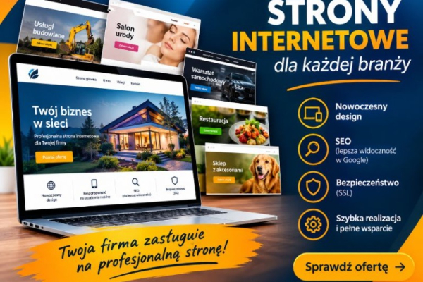 Ogłoszenie - Projektujemy strony dla firm instalacyjnych - 1,00 zł