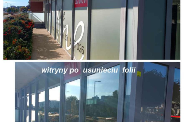 Ogłoszenie - Demontaż folii z okien, witryn, szklanych ścianek biurowych...Warszawa -zrywanie folii Warszawa TEL.790028159 - Mokotów - 134,00 zł