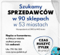 Ogłoszenie - Kasjer - Sprzedawca w sklepie spożywczym - 53 MIASTA ! - 4 400,00 zł