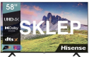 Ogłoszenie - Hisense 58" 58A6CG 4K Dolby Vision smart Alexa sterowanie głosowe - Targówek - 1 549,00 zł