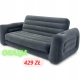 Ogłoszenie - MIĘKKI MATERAC DWUOSOBOWY Intex 224x203x66 cm sofa DMUCHANY łóżko 2w1 - Katowice - 429,00 zł