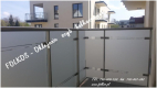 Ogłoszenie - Oklejamy balkony Warszawa , folie na szklane balustrady balkonowe Wilanów -Usługa oklejania balkonu folią prywatyzującą - Wilanów - 145,00 zł