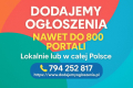 Ogłoszenie - Reklama w internecie - lokalna lub ogólnopolska, nawet na 800 portalach