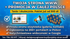 Ogłoszenie - Strona internetowa od 500 PLN z mocną promocją na START/ FAKTURA