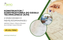 Ogłoszenie - Konstruktor/Konstruktorka do działu technicznego z orzeczeniem o niepełnosprawności - praca zdalna (cała Polska) - 4 807,00 zł