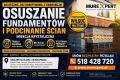 Ogłoszenie - Iniekcja krystaliczna, osuszanie fundamentów i podcinanie ścian - skutecznie Śląsk/Małopolska