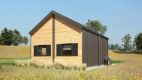 Ogłoszenie - Drewniany domek całoroczny letniskowy 5m/7m 20cm - 69 000,00 zł