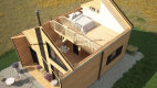 Ogłoszenie - Drewniany domek całoroczny letniskowy 5m/7m 20cm - 69 000,00 zł