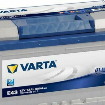 Ogłoszenie - Akumulator VARTA Blue Dynamic E43 72Ah 680A EN - 369,00 zł