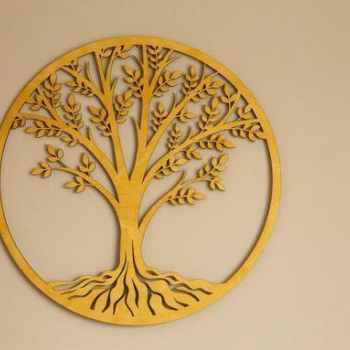 Ogłoszenie - Obraz Drzewo Życia Ażurowy panel dekoracyjny GrawAtka - 90,00 zł