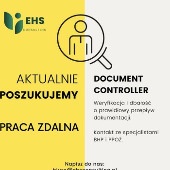 Ogłoszenie - Oferta pracy dodatkowej - dokumentacja BHP